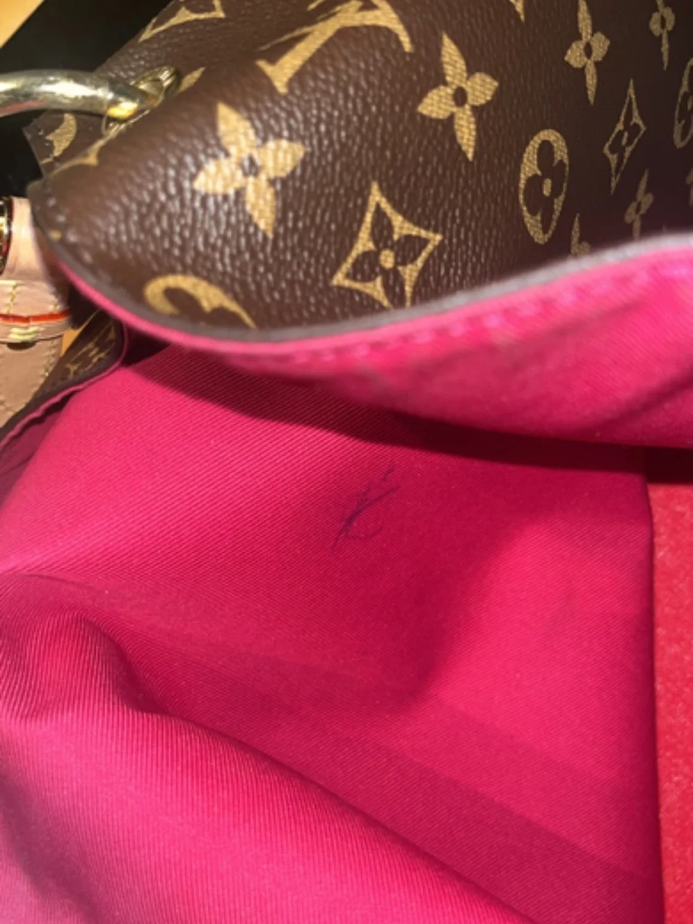 Louis Vuitton Graceful MM Shoulder Bag with Dust Bag